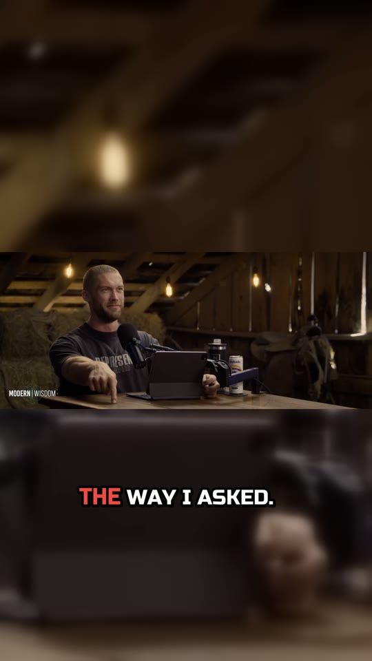 A Quip clip showing word-by-word captions